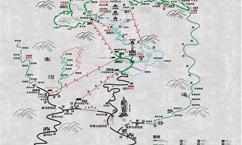 老君山景区示意图_老君山景区示意图高清