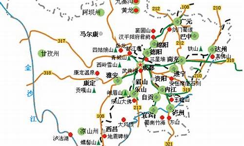 四川旅游景点大全地图_四川旅游景点大全地图图片