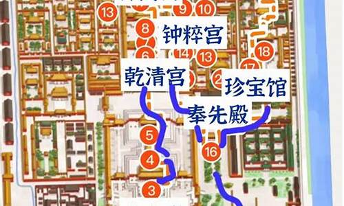 故宫旅游攻略路线图简单版_故宫旅游攻略路线图简单版图片